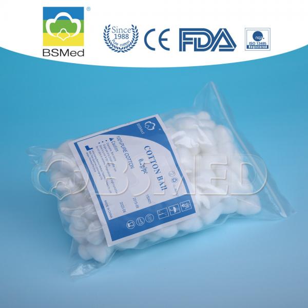 Quality Soft Pliable Sterile Cotton Wool Balls Eco - Friendly For Personal Care for sale