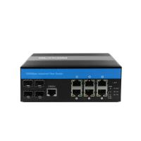 China RoHS CE 6 UTP Port rugged Industrial Managed Ethernet Switch IP40 Protection Grade factory