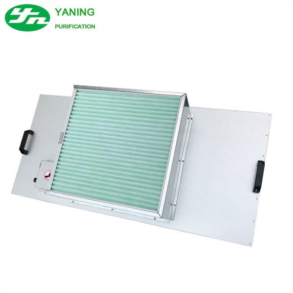 Quality Low Noise Clean Room Fan Filter Units Galvanized Frame For Optical Industry for sale