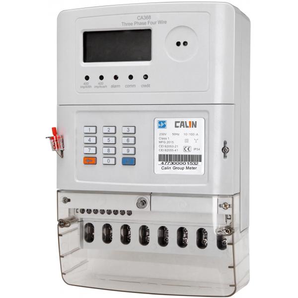 Quality Three Phase STS Keypad Prepaid Meters With Bs Mounting  GPRS Communication for sale