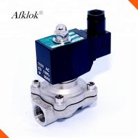 China Normally Closed 1/2 inch Stainless Steel Electric Solenoid Valves DC 12V factory