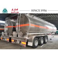 Quality 40000 Liters Aluminum Fuel Tanker Trailer Tri Axle Jet Gas Tanker Trailer for sale
