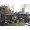 China 125t dual drive hydraulic pressing scrap metal steel baling PLC control automatic baler factory
