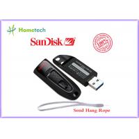 China 100% Original SanDisk CZ48 USB 3.0 Flash Drive 64gb With Password Protection , Black Color factory