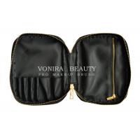 China Pro Cosmetic Tool Case Makeup Brush Holder Bag For Travel Black factory