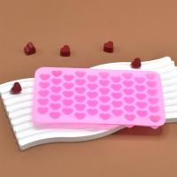 China Mini Heart Shape Silicone Molds Valentine'S Cake Chocolate Candy Mold For Party Decoration factory