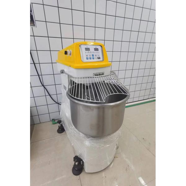 Quality 120kg Stainless Steel Spiral Dough Mixer 0.55kw Dual Speed Countertop Spiral Mixer for sale