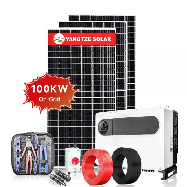 Quality ODM On Grid 100 Kw Solar Inverter Kits System for sale
