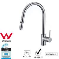 China Cupc Lead Free Brass Sink Pull out Mixer Tap 360 Swivel No Corrosion factory