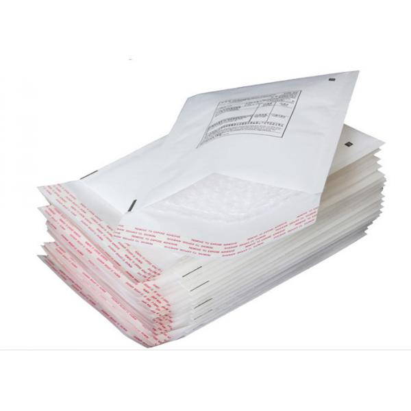 Quality Courier Packing White Bubble Wrap Envelopes 190x275 #VD 125gsm Thickness for sale