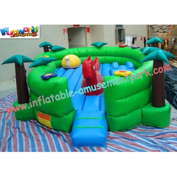 Quality Customized Outside Kids Inflatable Amusement Park Equipment with Digital Printing for sale