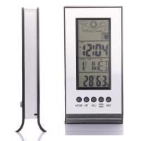 China Temperature Humidity Meter Alarm Clock Snooze Forecast Calendar Wireless Weather Station factory