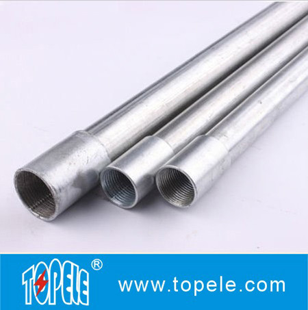 Quality Galvanized Steel BS4568 Conduit Welded Pipes with Threaded Coupling for sale