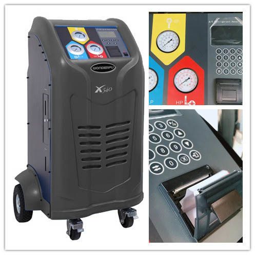 Quality Portable Refrigerant Recovery Machine Automatic Oil Drain Database SD Card for sale