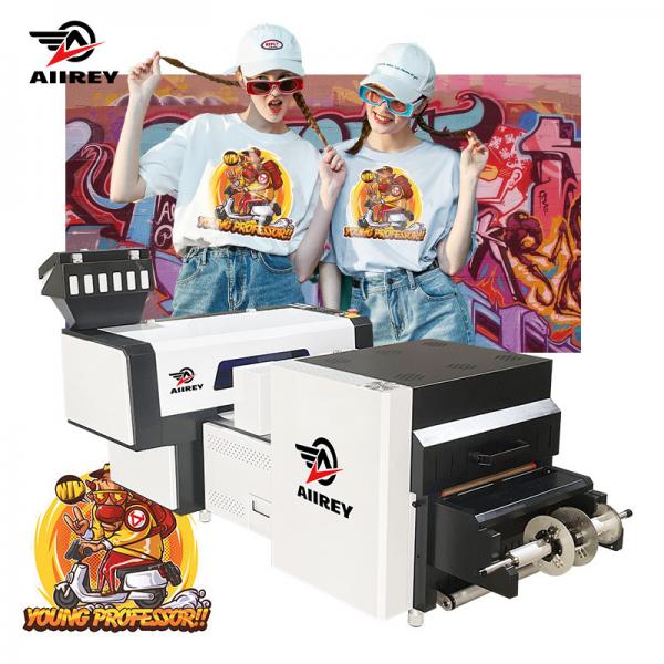 Quality Factory Hot-Selling New T-Shirt Printing Dtf A2 Printer Double Head High Speed Rolling Dusting Heating Printer for sale