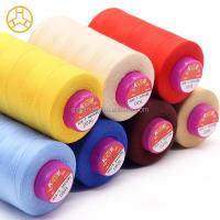 China Colorful Polyester Item Polyester Cotton Thread 100% Spun Sewing Thread factory