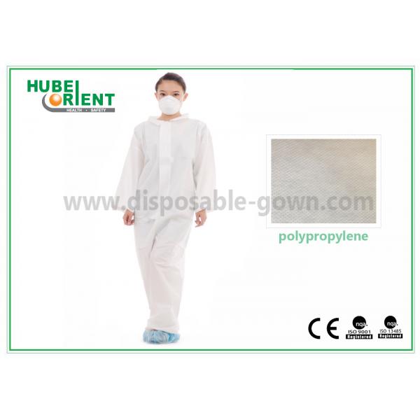 Quality PP Medical Mens Insulated Coveralls / Custom Chemical Coverall Suit Eco - for sale