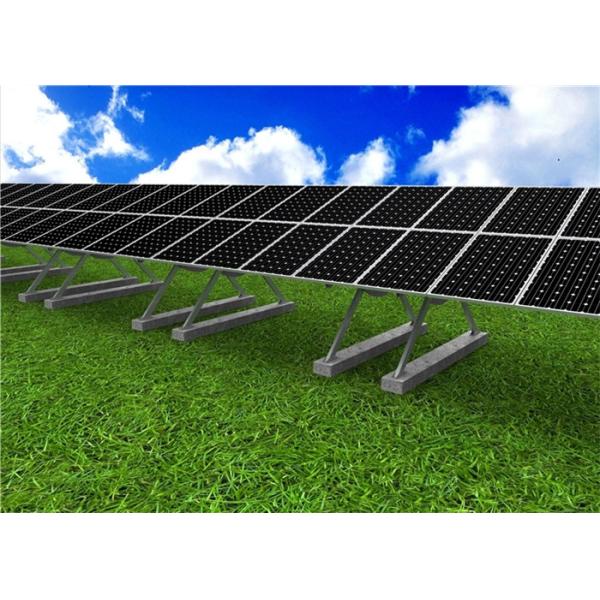 Adjustable Tilt Solar Panel Rail Mounting System , Al6005 PV Solar ...