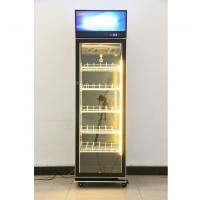 China Showcase Single Door Upright Cooler Display One Door Glass Refrigerator Cooler factory