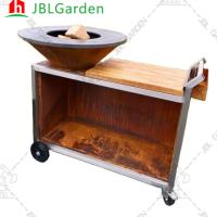 China Weather Proof Garden Metal Barbecue Grill Fire Pit BBQ Charcoal Grill Antirust factory