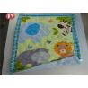 China Patterns Animals Personalized Baby Blankets Ashable Velour Baby Quilt Reversible Sherpa Backing factory