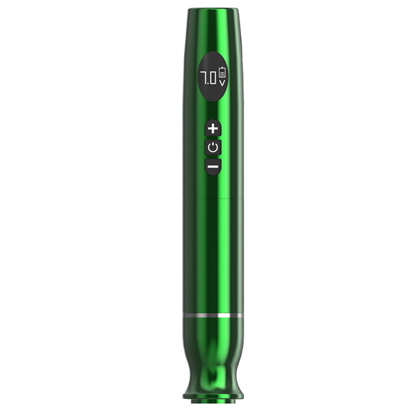 Quality Green Color Wireless Permanent Makeup Machine , 800mAh Cordless PMU Machine for sale