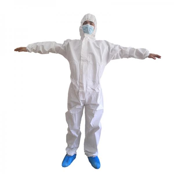 Quality ISO13485 Comfortable All Purpose Disposable Medical Coveralls Lightweight for sale