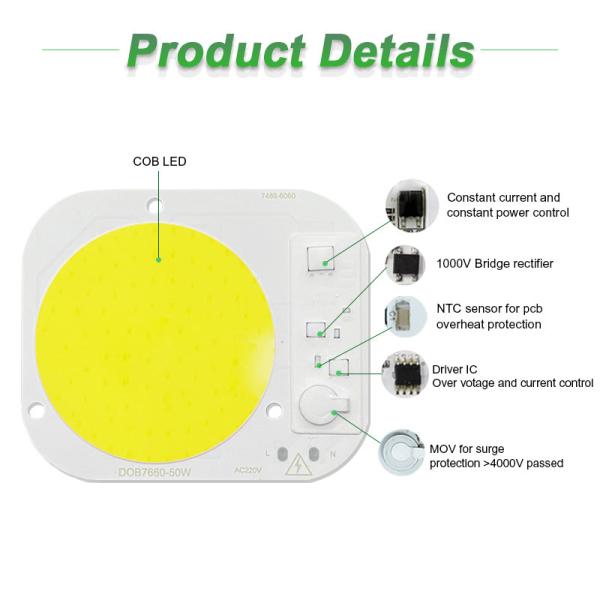 Quality 240V COB LED SMD Energy Efficient for sale