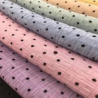 China Sustainable 145cm Polyester Crepe De Chine Fabric / Polka Dot Crepe Fabric factory