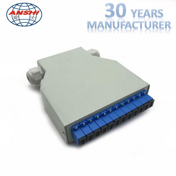 Quality Metal Material Fiber Optic Box Waterproof Terminal Box Sc Capacity 129 * 130 * 40mm for sale