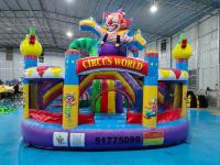 Buy cheap EN14960 Commercial Inflatable Combos Clown Themed PVC 5.2x5m Toddler Bounce from wholesalers