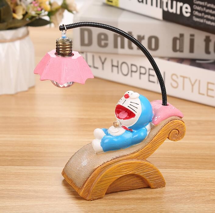 China Japanese Cartoon Figures Doraemon resin crafts led pendant lamp for sale