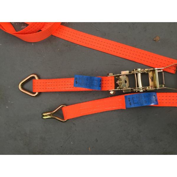 Quality 10 Meters 1.5T Ratchet Tie Down Straps 100% High Strength Polyester J Hook for sale