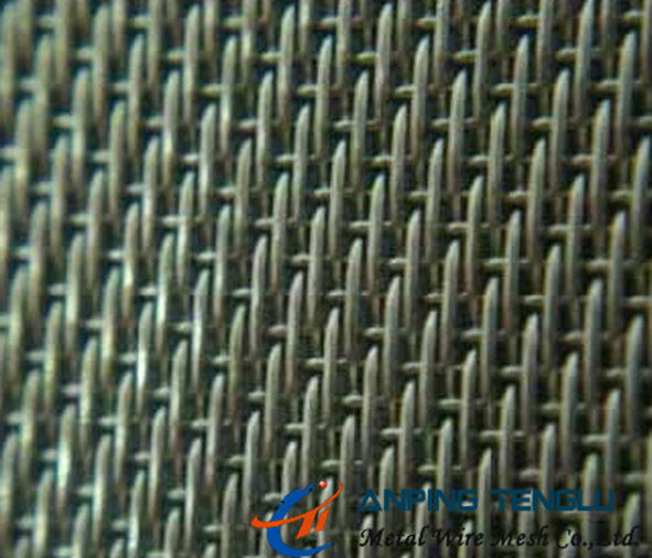 SS304, SS316 Series Five Heddle Weave Wire Mesh With Excellent Flow Rate