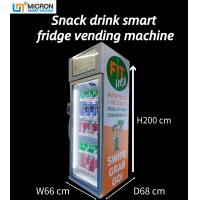 China 240V Smart Fridge Vending Machine Glass Bottle Cold Drink  Grab N Go Fridge factory