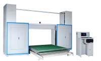 China CNC Contour Horizontal Foam Cutting Machine With Belt For Phenol Foame factory
