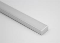 China 17*07mm LED Aluminum Profile Lighting Diffuser For Flexible High Power LED Bars factory