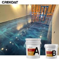 China Commercial Metallic Flake Floor Coating For Epoxy Showrooms Restaurants Offices factory