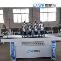 China 50mm Depth 6KW Wood Drilling Machine Door Hinge Boring Machine 4 Heads factory