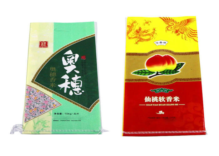 China Organic Rice Packaging Bags Polypropylene Sacks Weather Resistant factory