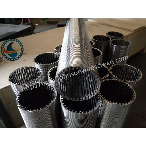 Quality Stainless Steel 304 Wire Wrapped Screen V Shape High Abreaction Resistance for sale