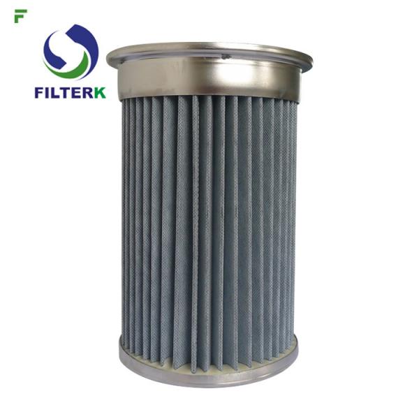 Quality Replacment 0112310 Piab Pleated Cartridge Filter Element For Vacuum Conveyors Polyester PTFE Material for sale