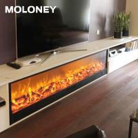China 180cm Wall-mouned and Recessed Fireplace Indoor Decoration with Adjustable Flame Brightness for sale