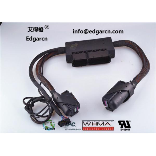 Quality Black Bosch Wiring Harness , Ecu Engine Cable Harness Assembly Iso9001 Approval for sale