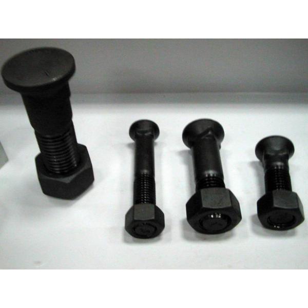Quality Excavator Track Shoe Bolts And Nuts 4F3651 Wear Resistance High Toughness for sale