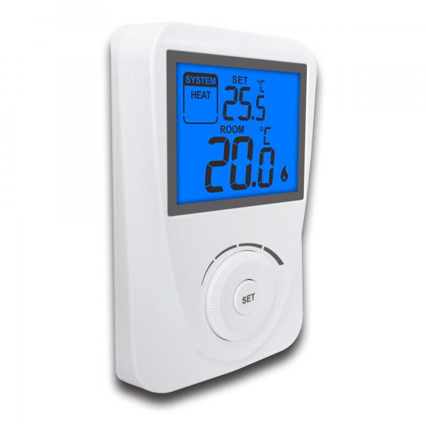 Quality Blue Backlight Non Programmable Digital Low Voltage Temperature Thermostat for sale