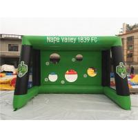 China 0.9mm PVC Inflatable Sports Games Water Polo Football Goal For Pool for sale