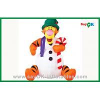 China Inflatable Animal Costume Custom Orange Inflatable Monkey Inflatable Cartoon Character For Advertising factory