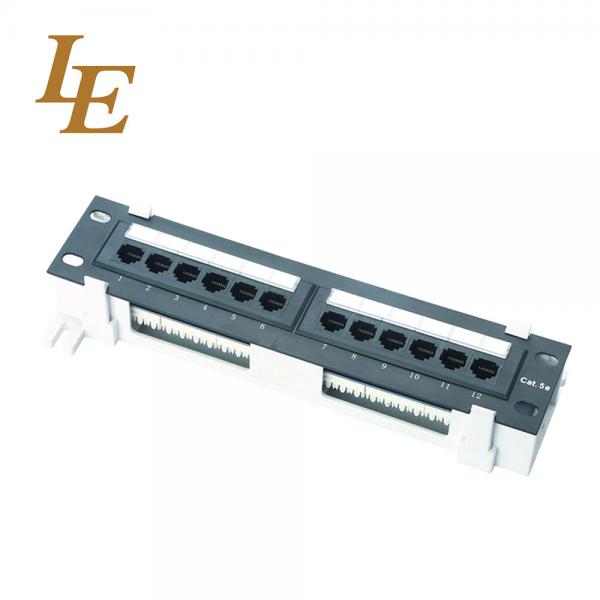 Quality 10 Inch Utp Wall Mount 12 Port Cat5e Patch Panel for sale