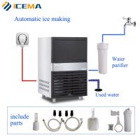 China Refrigerant R404a Industrial Ice Cube Machine with 41kg Ice Cube Production factory